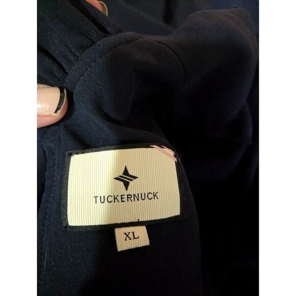 Tuckernuck Navy Blue Daphne Back Bow Tye Dress Size Extra Large With Pockets!! - Picture 7 of 7